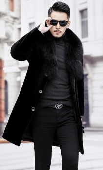 мужская норковая шуба 9939